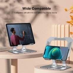 360° Rotatable Laptop/ and Tablet Adjustable Foldable Compatible Stand