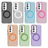 Luxury Thin Acrylic  Bumper Magsafe Transparent Cover Case Cover for Oppo Reno 12/12 Pro