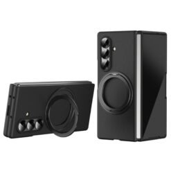 Shockproof Phone Case With 360 Rotating Thunderbolt Holder for Samsung Galaxy Z Fold 7/6/5/4 Series