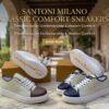 Santoni Milano Classic Comfort Sneakers Shoes