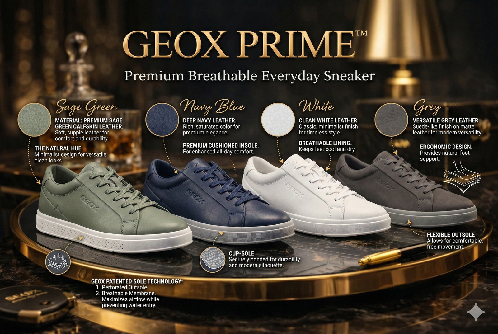 GEOX PRIME The Ultimate Breathable Sneaker - Image 6