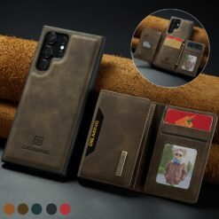 Alternative view of Leather Cover with Wallet Case for Samsung Galaxy S Series