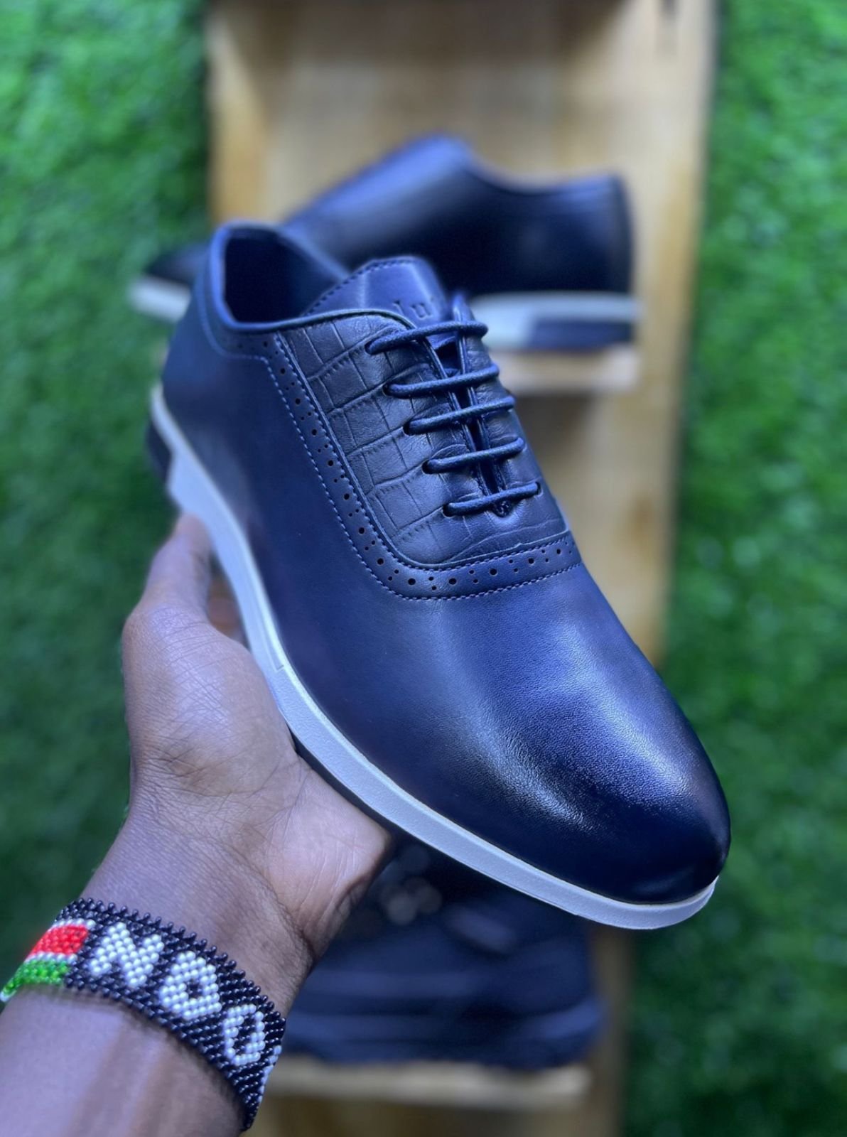 Berluti Croc-Embossed Oxford Leather shoes - Image 6