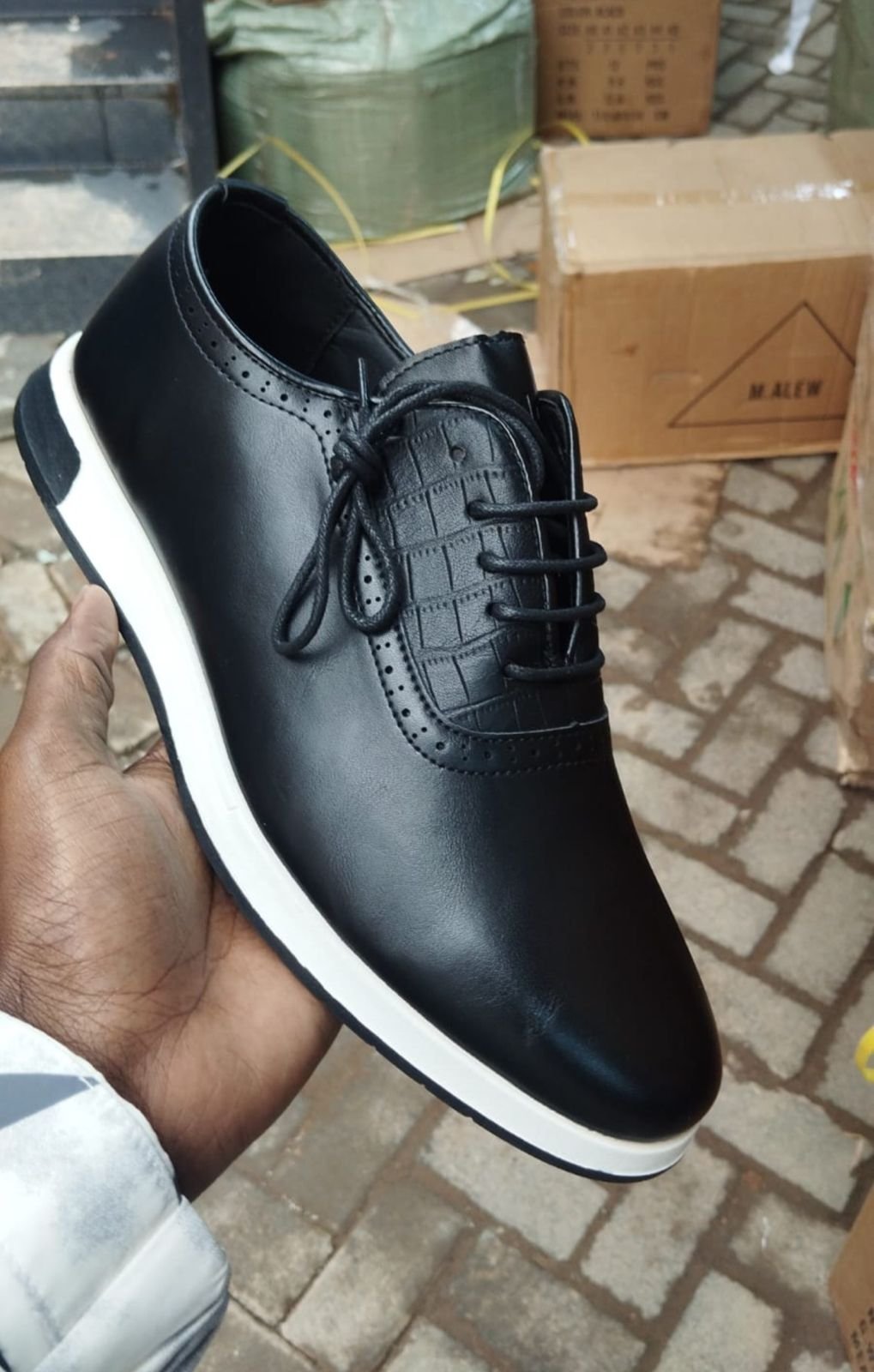 Berluti Croc-Embossed Oxford Leather shoes - Image 5