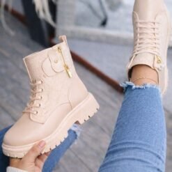 Chunky Monogram Ladies Boots
