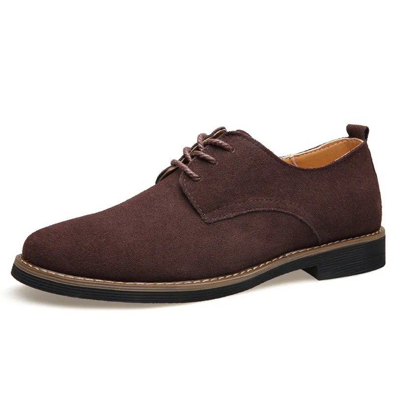 Mens Oxford Business Casual Suede Shoes - Image 27