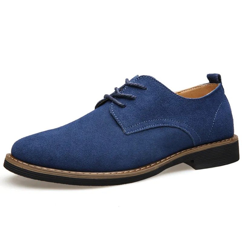 Mens Oxford Business Casual Suede Shoes - Image 28