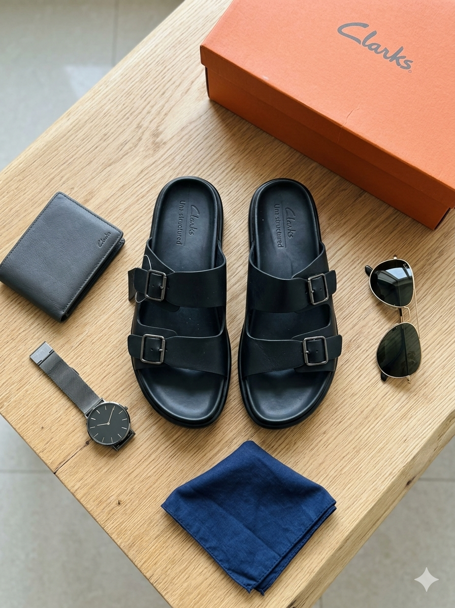 The Matte Double-Buckle All-Terrain Slip-On Sandal - Image 5