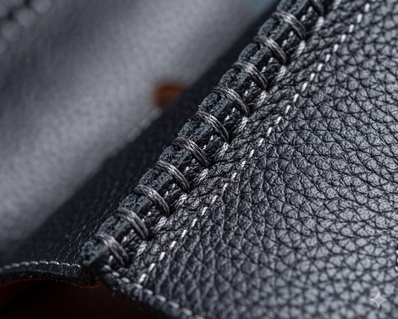 Textured Leather Woven-Stitch Sandal - Image 6