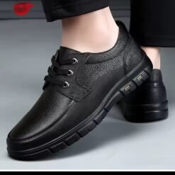 Alternative view of Grain Leather Men’s Casual Loafers with Laces