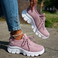 Alternative view of Women's Breathable Orthopedic Lightweight Slip Resistant Sneakers