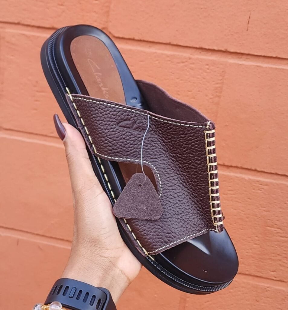 Textured Leather Woven-Stitch Sandal - Image 10