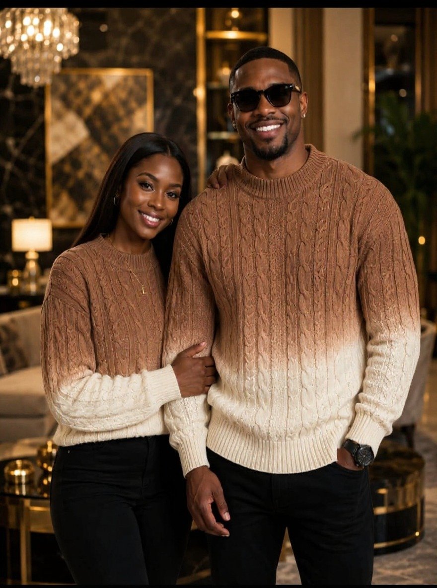 Sienna Premium Gradient Knit Unisex Pullover - Image 20