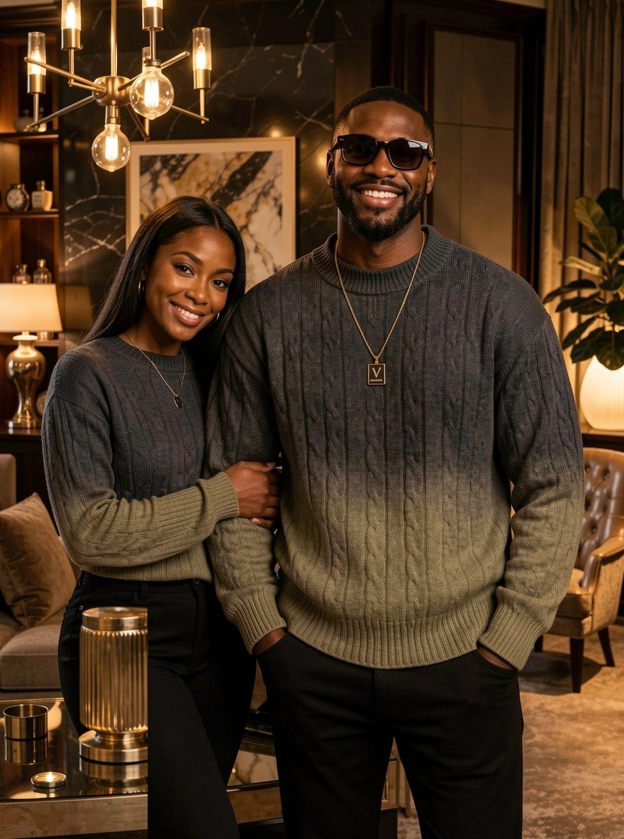 Sienna Premium Gradient Knit Unisex Pullover - Image 18