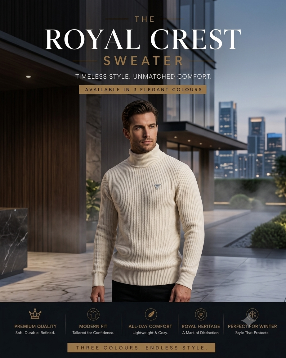 Royal Crest Sweater - Image 4