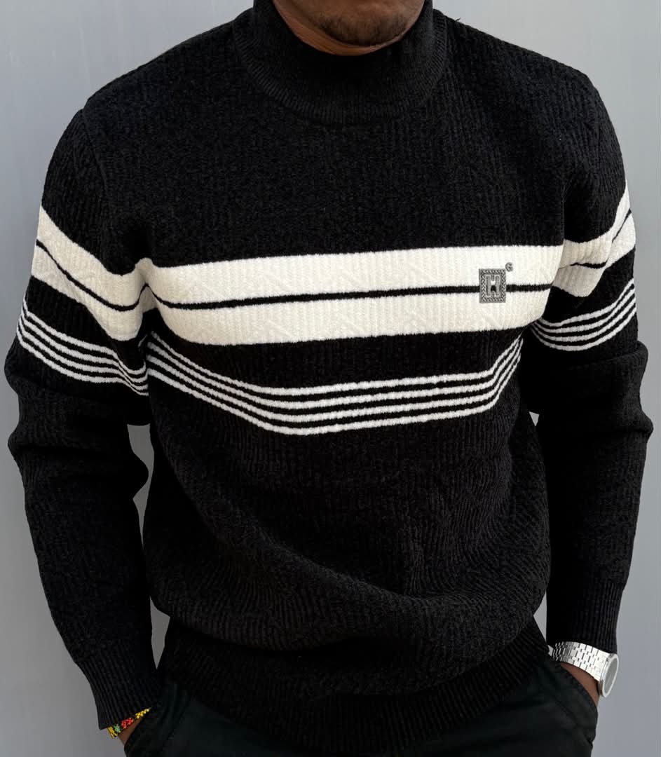 Northcrest™ Premium Textured Mock Neck Sweater - Image 11