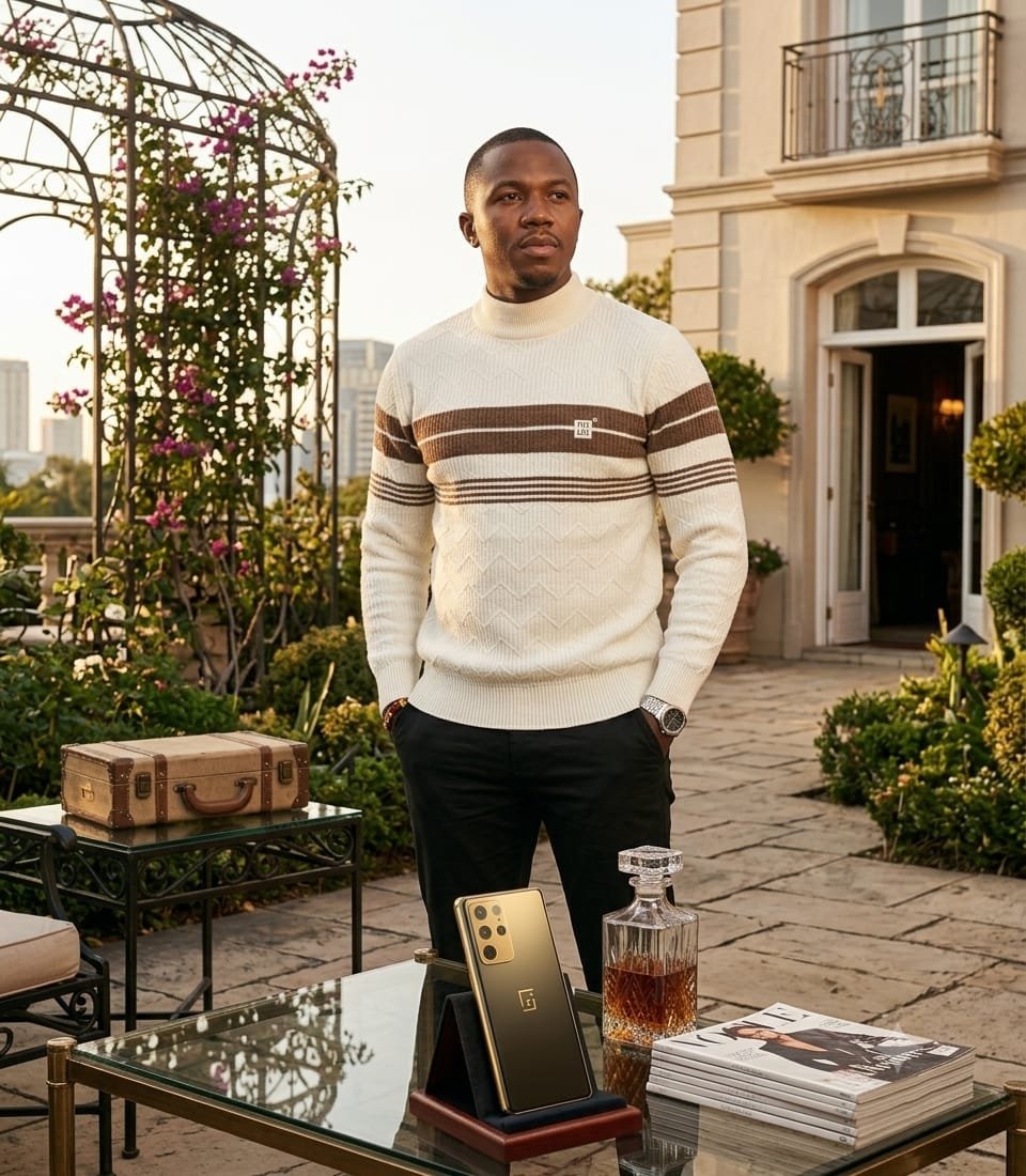 Northcrest™ Premium Textured Mock Neck Sweater - Image 9