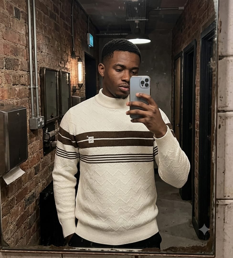 Northcrest™ Premium Textured Mock Neck Sweater - Image 18