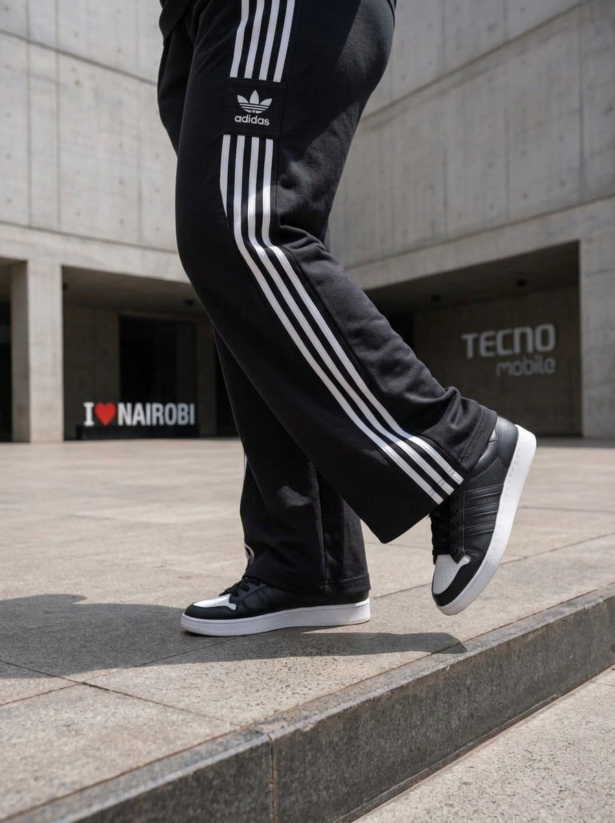 Casual Striped Short-Sleeve Tracksuit 2 in 1 Set - Image 52
