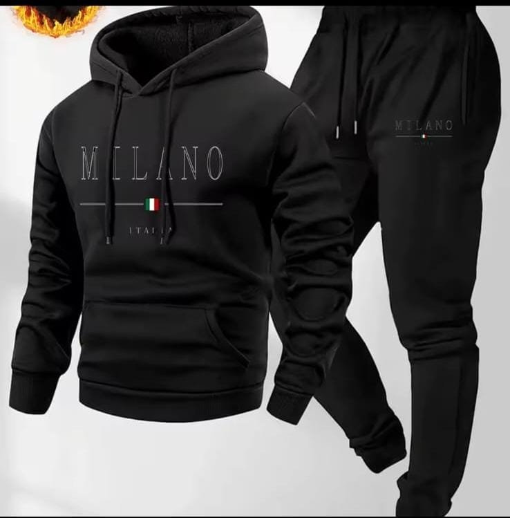 Classic Fleece Hoodie & Jogger Set - Image 2