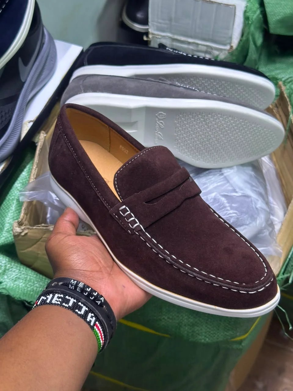 Executive Stitch™ Premium Suede Loafers - Image 2