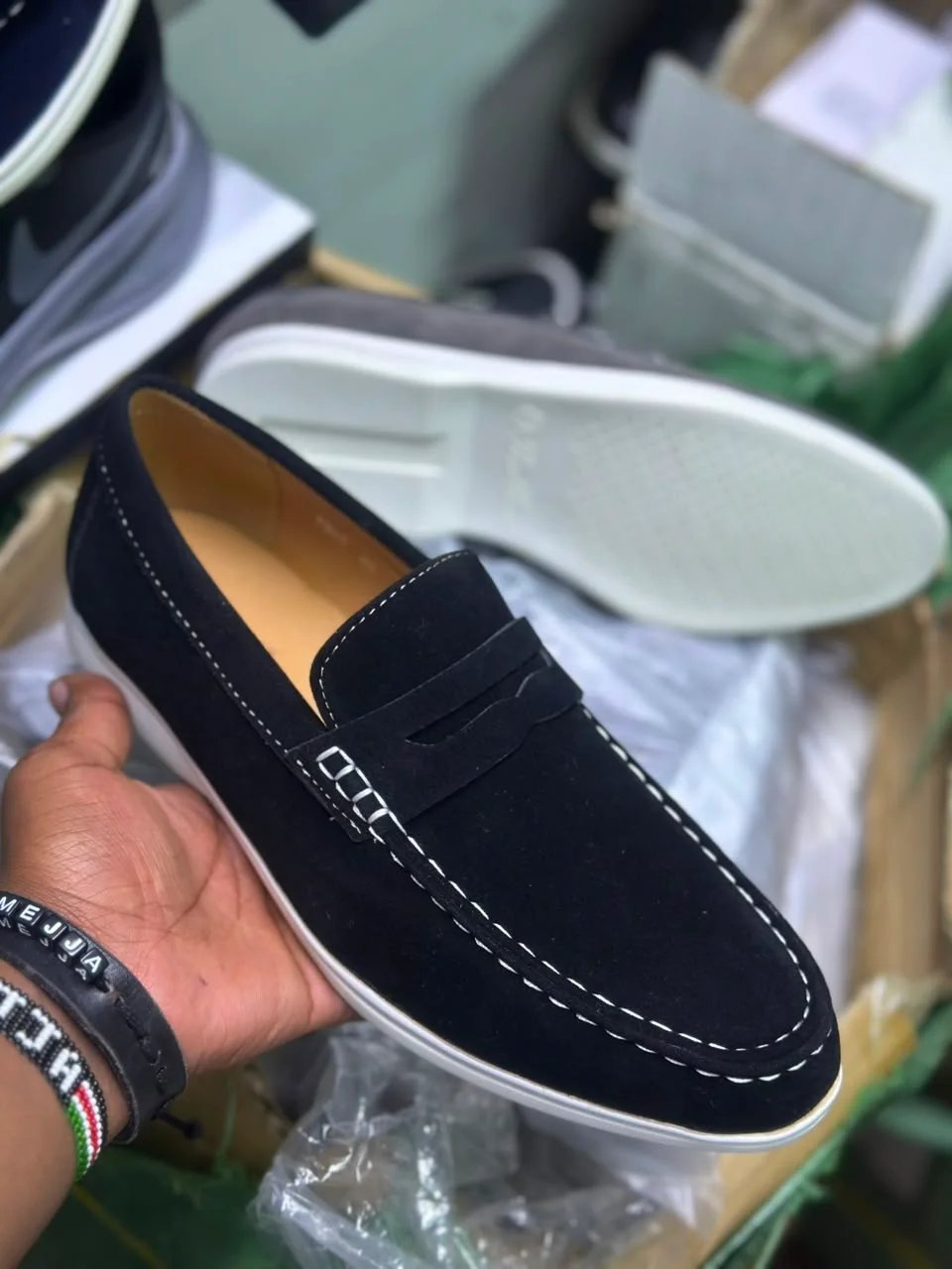 Executive Stitch™ Premium Suede Loafers