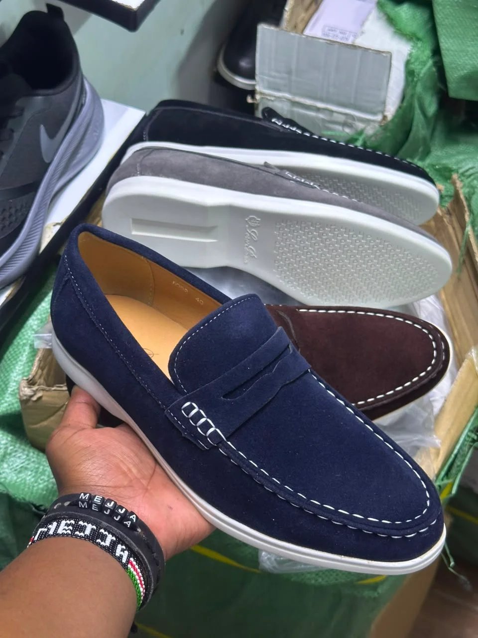 Executive Stitch™ Premium Suede Loafers - Image 3