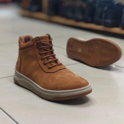 Premium Leather Moc-Toe Casual.
