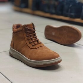 Premium Leather Moc-Toe Casual.