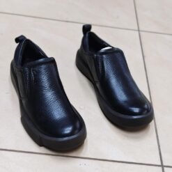 Vintage Men Business Casual Leather Shoe Breathable Soft Bottom Low-Top Footwear
