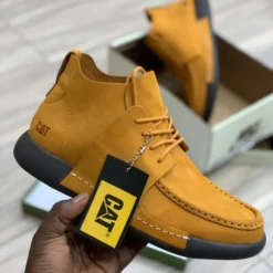 Moc-Toe Leather Boots