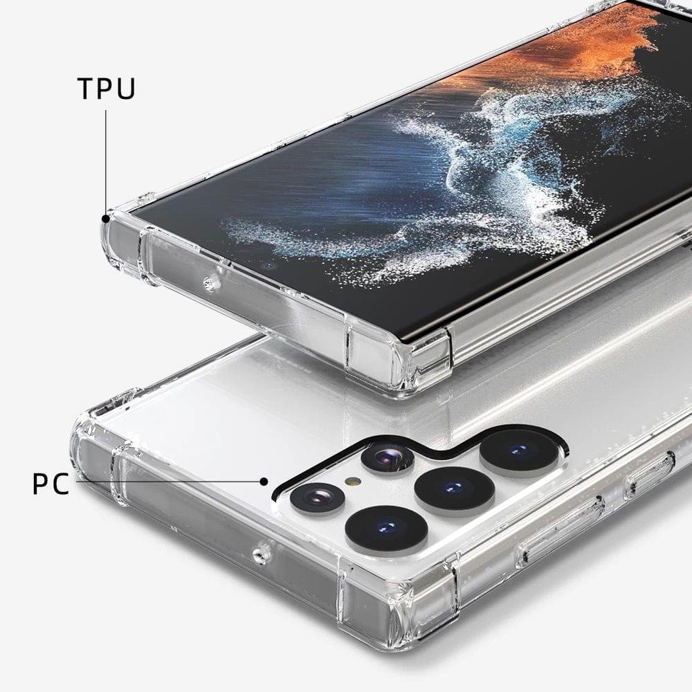 Attuchbo Antiburst Crystal Clear Hardcase For Samsung Galaxy S22 Ultra - Image 5