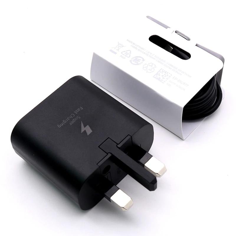 Original Samsung 25W PD Fast Wall Charger With USB Type-C to C Cable - Image 11