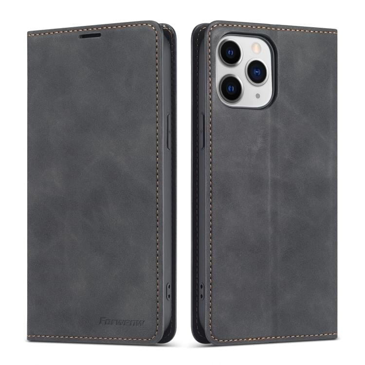 Fornwenw Genuine Leather Flip Cover for iPhone 13 Series - Image 2