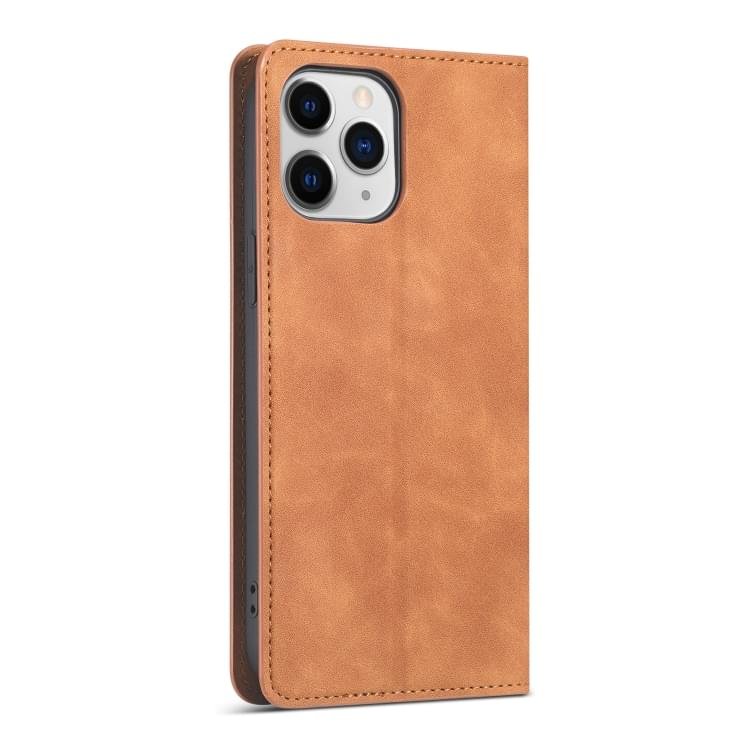 Fornwenw Genuine Leather Flip Cover for iPhone 13 Series - Image 7