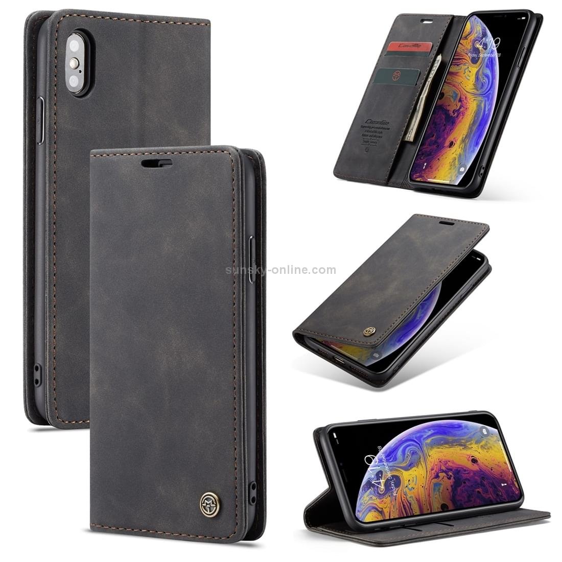 CaseMe Leather Flip Cover for iPhone XR, Xs & Xs Max - Image 2