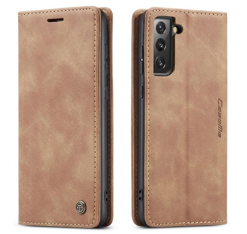 Samsung S21 Plus CaseMe Leather Flip Cover