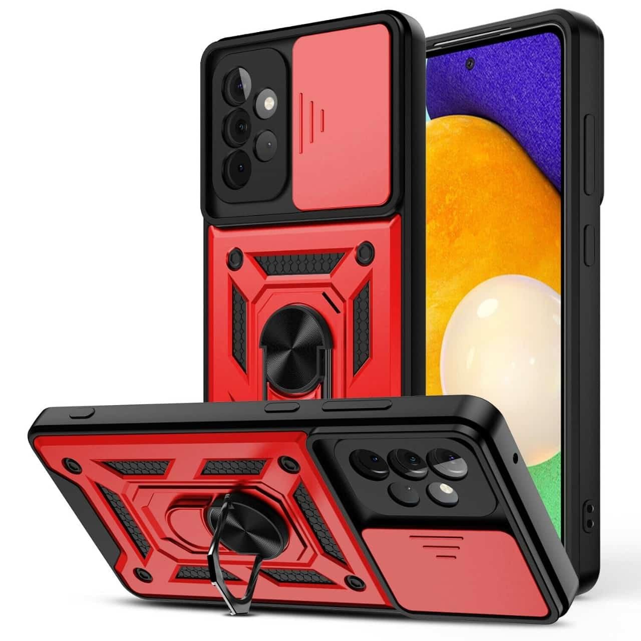 Samsung A04/A13/A14/A34/A54 Series Slide Window Armor Case - Image 11