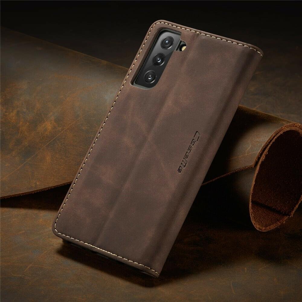 Samsung S21 Plus CaseMe Leather Flip Cover - Image 17