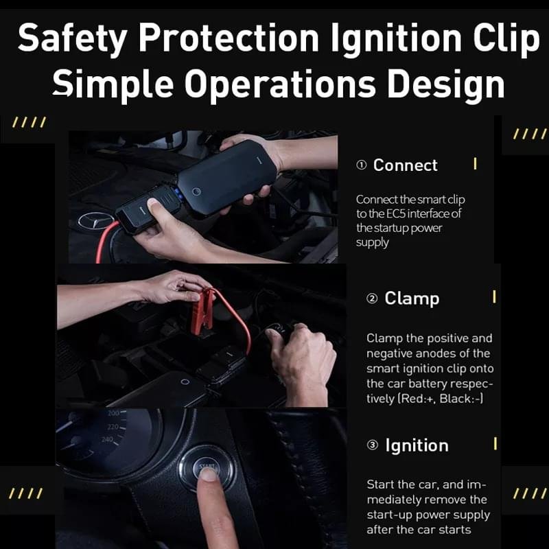 Baseus Super Energy Car Jump Starter 8000mAh - Image 14