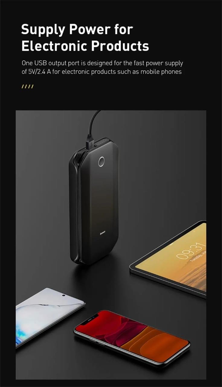 Baseus Super Energy Car Jump Starter 8000mAh - Image 12