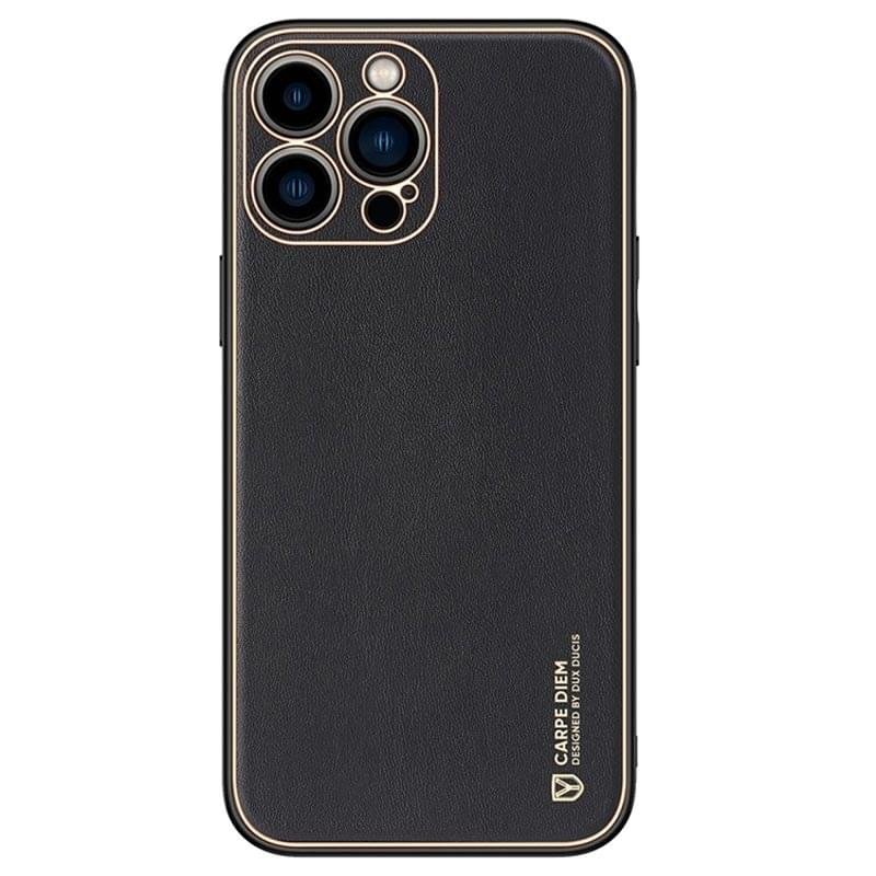 iPhone 13 Pro Max Dux Ducis Yolo Leather Electroplated Case - Image 5