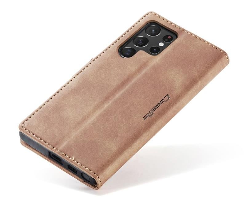 Samsung Galaxy S22 Ultra CaseMe Leather Flip Case - Image 5