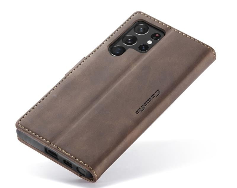 Samsung Galaxy S22 Ultra CaseMe Leather Flip Case - Image 8