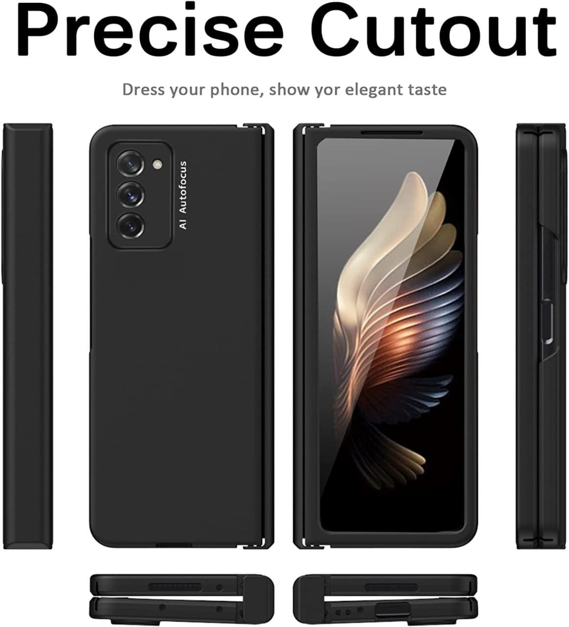 Samsung Galaxy Z Fold 2 Ultra-Thin Hard PC Bumper Anti-Drop Free Folding Hinged Case - Image 7