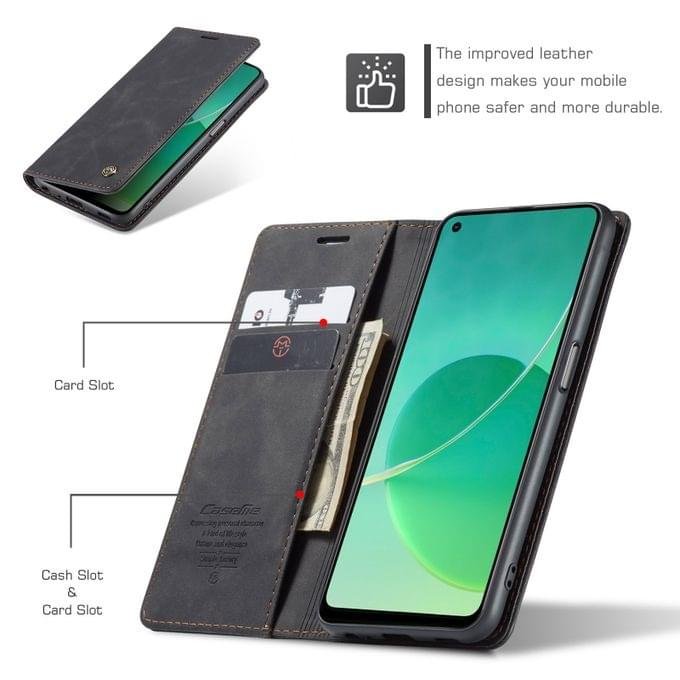 Oppo Reno 6 CaseMe Leather Flip Cover - Image 9