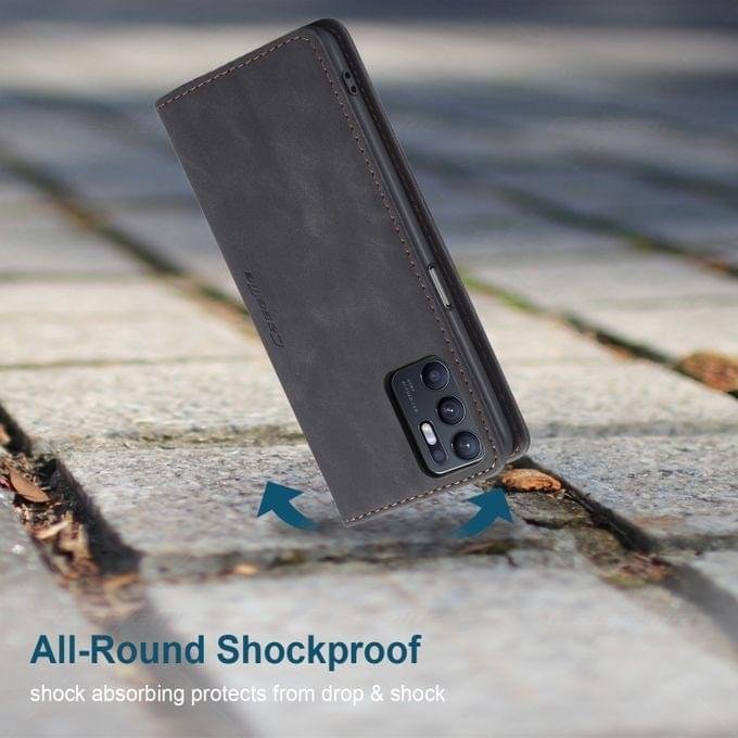 Oppo Reno 6 CaseMe Leather Flip Cover - Image 11