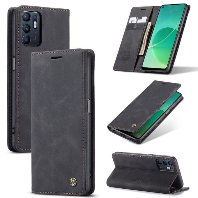 Oppo Reno 6 CaseMe Leather Flip Cover - Image 4