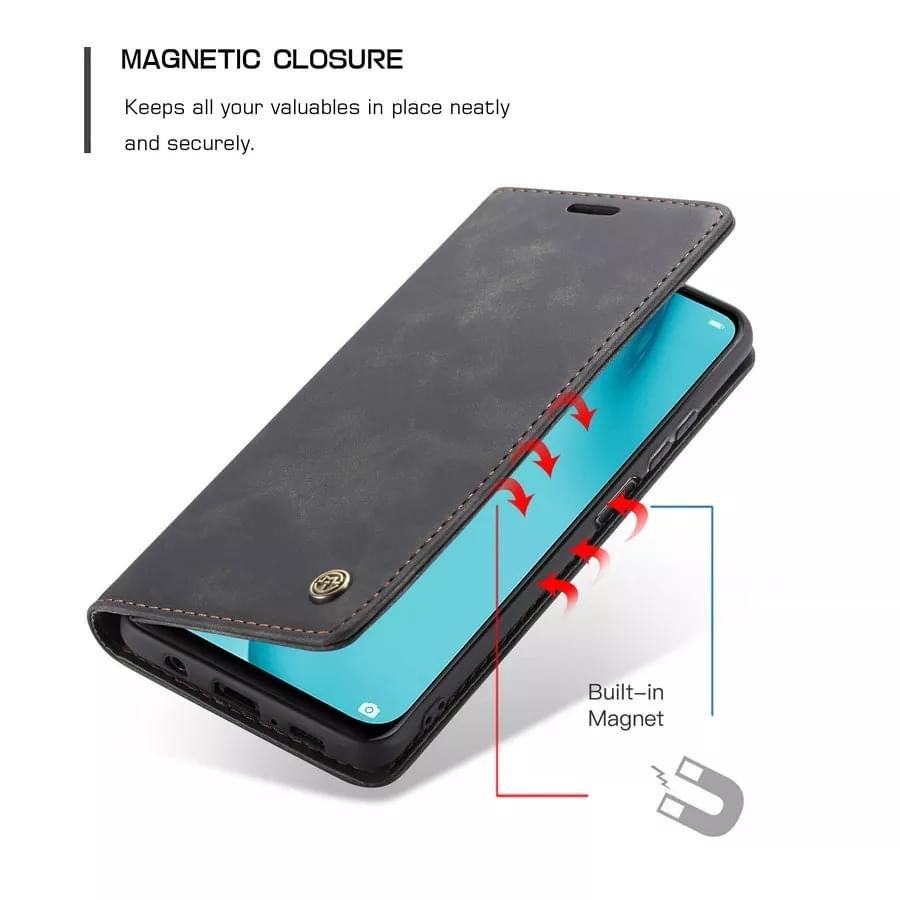 Oppo Reno 6 CaseMe Leather Flip Cover - Image 10