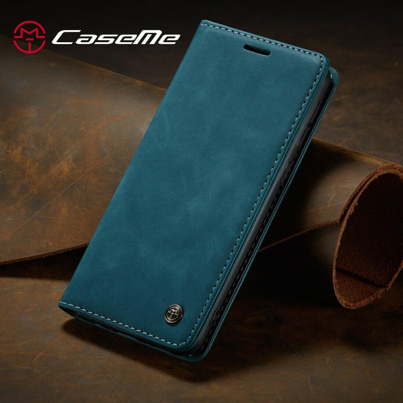 Samsung Galaxy S22 Ultra CaseMe Leather Flip Case - Image 17